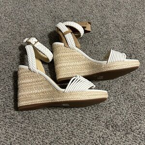 Jessica Simpson Talise Bright White espadrille sandals NWOT
